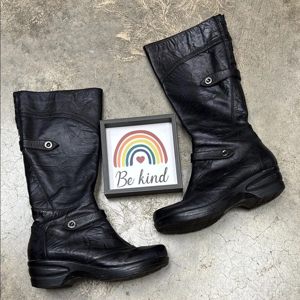 Black Knee-High Boots